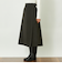 GREY LABEL ウールフラノラップスカート