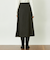 GREY LABEL ウールフラノラップスカート
