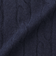 GREY LABEL ウールカシミヤケーブルニット