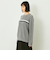 GREY LABEL ローゲージラインニット