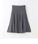 【WEB&一部店舗限定】フレアプリーツニットスカート