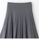 【WEB&一部店舗限定】フレアプリーツニットスカート