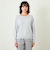 【GREY LABEL】バイカラークルーネックニット