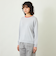 【GREY LABEL】バイカラークルーネックニット