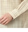 GREY LABEL ボイルチェックレギュラーカラーシャツ