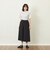 GREY LABEL ドライタッチオックス フロントタックスカート