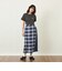 GREY LABEL O'NEIL OF DUBLIN リネンキルトスカート