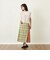 GREY LABEL O'NEIL OF DUBLIN リネンキルトスカート