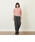 GREY LABEL リネンコットンヘリンボン　ワイドパンツ