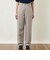 GREY LABEL リネンコットンヘリンボン　ワイドパンツ