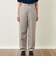 GREY LABEL リネンコットンヘリンボン　ワイドパンツ