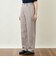 GREY LABEL リネンコットンヘリンボン　ワイドパンツ