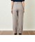 GREY LABEL リネンコットンヘリンボン　ワイドパンツ