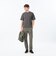 クルーネックTシャツ ミニワッフル