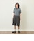 【GREY LABEL】リネンミックスボーダーポロニット