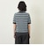 【GREY LABEL】リネンミックスボーダーポロニット