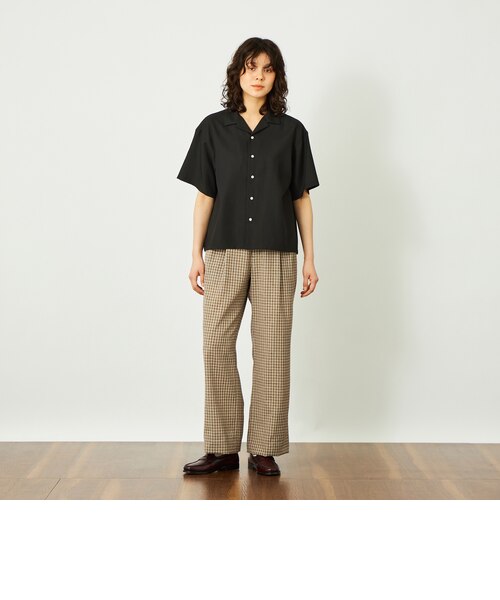 GREY LABEL リネンミックスオープンカラーシャツ｜マッキントッシュ