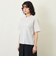 GREY LABEL コットンコードボイル バンドカラーシャツ