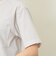 GREY LABEL コットンコードボイル バンドカラーシャツ