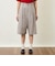 GREY LABEL リネンコットンヘリンボンハーフパンツ