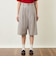 GREY LABEL リネンコットンヘリンボンハーフパンツ