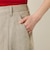 GREY LABEL リネンコットンヘリンボンハーフパンツ