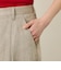 GREY LABEL リネンコットンヘリンボンハーフパンツ