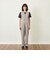 GREY LABEL リネンコットンヘリンボン　ジャンプスーツ