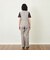 GREY LABEL リネンコットンヘリンボン　ジャンプスーツ