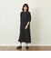 GREY LABEL リネンミックスバンドカラーワンピース