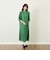 GREY LABEL リネンミックスバンドカラーワンピース