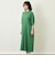 GREY LABEL リネンミックスバンドカラーワンピース