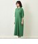 GREY LABEL リネンミックスバンドカラーワンピース
