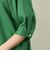 GREY LABEL リネンミックスバンドカラーワンピース