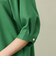 GREY LABEL リネンミックスバンドカラーワンピース