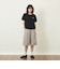 GREY LABEL リネンミックスロゴTシャツ