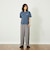GREY LABEL リネンミックスロゴTシャツ