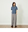 GREY LABEL リネンミックスロゴTシャツ