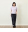 GREY LABEL リネンミックスロゴTシャツ