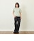 GREY LABEL リネンミックスロゴTシャツ