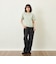 GREY LABEL リネンミックスロゴTシャツ