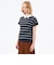 【Bicolor Knit Polo】ボーダー半袖