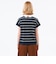 【Bicolor Knit Polo】ボーダー半袖