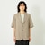 GREY LABEL リネンミックスチェックジャケット