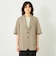 GREY LABEL リネンミックスチェックジャケット