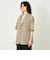 GREY LABEL リネンミックスチェックジャケット