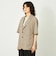 GREY LABEL リネンミックスチェックジャケット