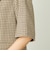 GREY LABEL リネンミックスチェックジャケット