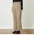 GREY LABEL リネンミックスチェックパンツ
