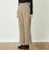 GREY LABEL リネンミックスチェックパンツ